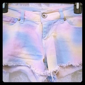Lovesick  low-rise shorts.